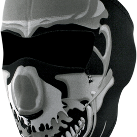 Full-Face Mask - Chrome Skull