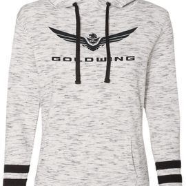 Women's Goldwing Bold Pullover Hoodie - White/Black - XL