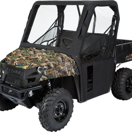 Cab Enclosure - Half Door - Black - Rhino