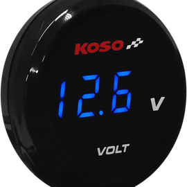 I-Gear Volt Meter - Blue Digits - 1.57" Diameter x 0.43" D