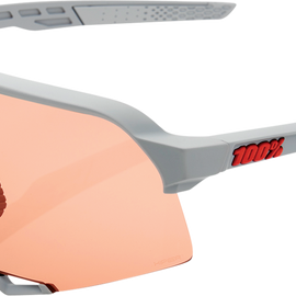 S3 Sunglasses - Soft Tact Stone Gray - Coral