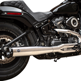 2:1 50 State Exhaust for M8 Softail - Chrome/Black