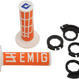 Grips - Emig - Racing - Orange/White