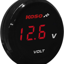 I-Gear Volt Meter - Red Digits - 1.57" Diameter x 0.43" D