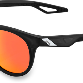 Campo Sunglasses - Matte Black - HiPER Red MIrror