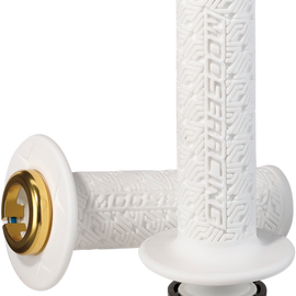Grips - Lock-On - White/Gold