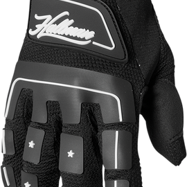 Hallman Digit Gloves - Black/White - Large