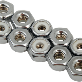 10-24 Chrome Nylon Nut