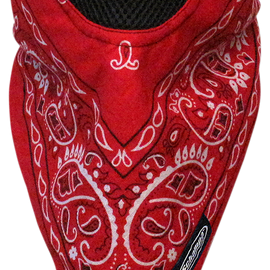 Face Mask - Facefit - Red Paisley