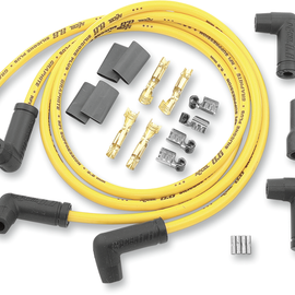 8.8 mm Universal Spark Plug Wires (4) - Yellow