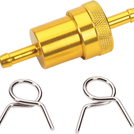 Fuel Filter - Gold - 1/4"