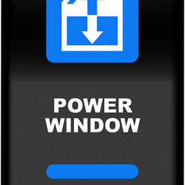 Rocker Switch - Power Window - Blue