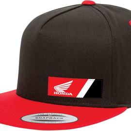 Honda Wedge Hat - Black/Red