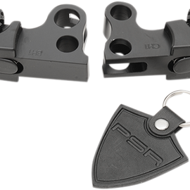 Black Journey Lever Set for Harley Davidson824