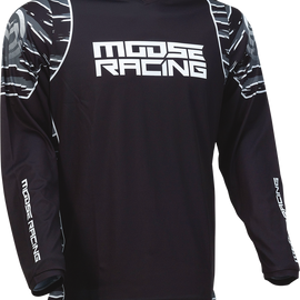 Qualifier Jersey - Black/White - Large