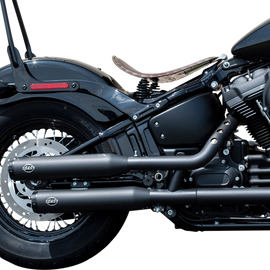 Grand National Race Mufflers for Softail - Black