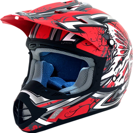 FX-17 Helmet - Butterfly - Matte Ferrari Red - Small