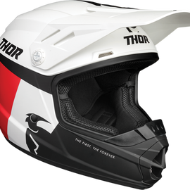 Youth Sector Helmet - Racer - White/Red/Blue - Large