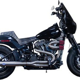 SuperStreet 2:1 50 State Exhaust System - M8 Softail - Stainless Steel