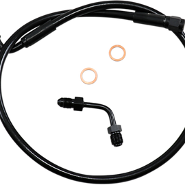 Upper Brake Line - 25" - Black107784