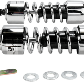 Shocks - 412 Cruiser Series - Chrome - 13.5" - Heavy Duty