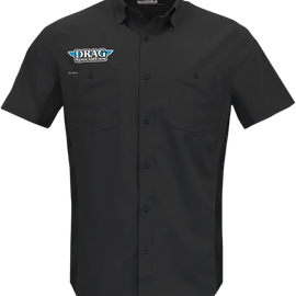 Drag Specialties Vented Shop Shirt - Black - 4XL