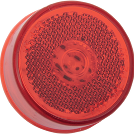 2" Round LED Light - Red