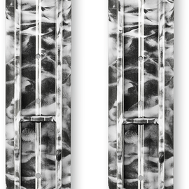 Trail Skis - Black/White Swirl - 6" - Pair