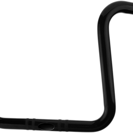 Black 12" California Ape Hanger Handlebar for TBW and Heated Grips