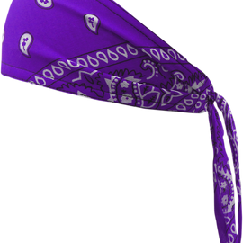 Old School Bandana - Purple Paisley