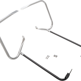 Saddlebag Support Kit - 97-08 FLT - Chrome