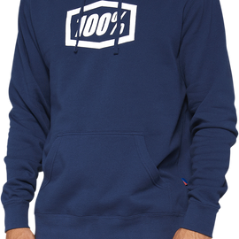 Icon Pullover Hoodie - Navy - Small