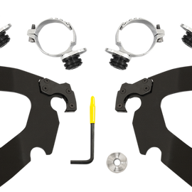 Gauntlet Mounting Kit - Black - FXDL '14-'17