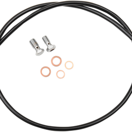 Brake Line - Black - 04-13 XL
