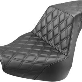 Step Up Seat - Lattice Stitched - Black - FXBR/S