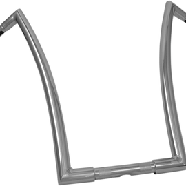 Chrome 1-1/4" Strip Handlebar With 20" Rise