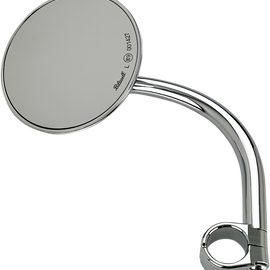 Mirror w/mount - Round - Chrome