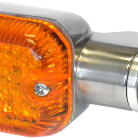 Turn Signal - DOT&E-mark - Single Filament - Aluminum/Amber