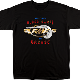 Blood Sweat Grease T-Shirt - Black - Large