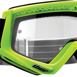 Combat Goggles - Flo Green/Black