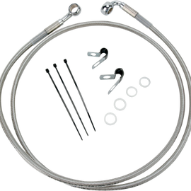 10" Brake Line - Front - Stainless Steel - FXD 95-9