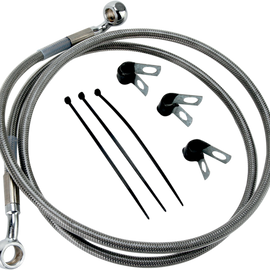 2" Brake Line - Front - Stainless Steel - 00-07FLST
