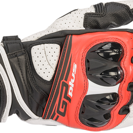 GP Plus R v2 Gloves - Black/White/Red - Medium