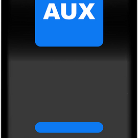 Rocker Switch - Auxilary Power - Blue