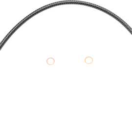 Brake Line - Front - 3/8" - 35° - 23" - KARBONFIBR