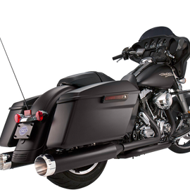 4.5" Mufflers - Black with Chrome Thruster