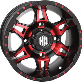 HD7 Wheel - Front/Rear - Red - 14x7 - 4/137 - 5+2