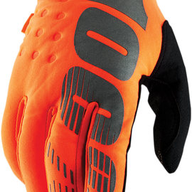 Youth Brisker Gloves - Fluorescent Orange/Black - Small