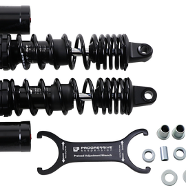 970 Series Piggyback Shocks - Gloss Black/Matte Black - 13.00"70430