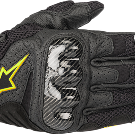 SMX-1 Air V2 Gloves - Black/Yellow - Large